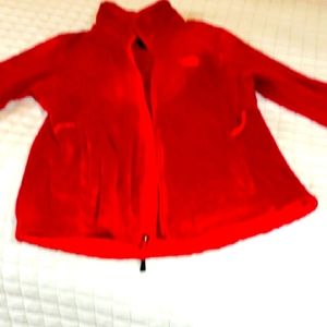 The North Face fleece red